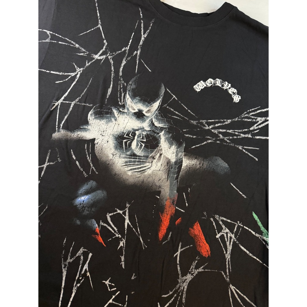 Darc Sport Marvel Spider-Man Wolves Graphic Tee Black XL NWOT
